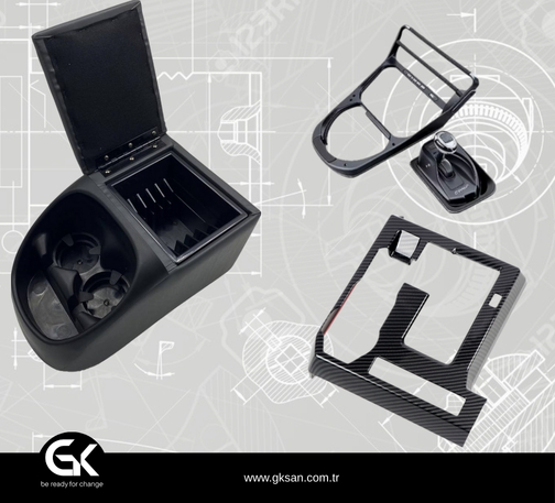 Konsol plastik parçaları